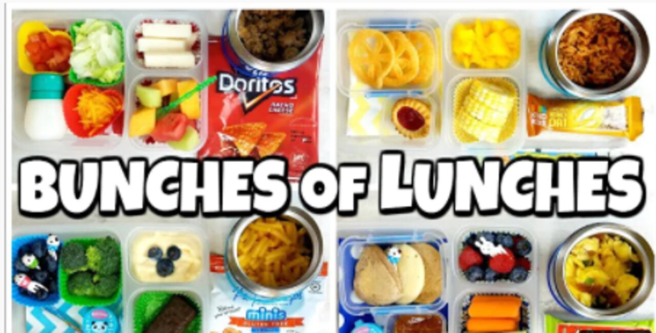 HOT LUNCHES and NO SANDWICHES! School Lunch Ideas for KIDS