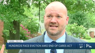 Hundreds face eviction amid end of CARES Act