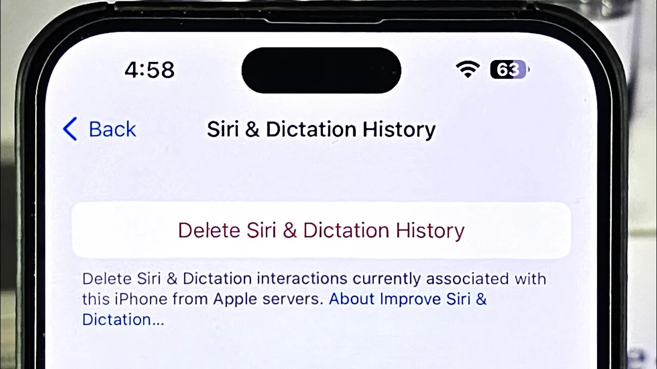 How to Delete Siri History on iPhone