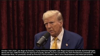 Joe Rogan & Donald J. Trump Interview Highlights | "The Way They Pulled Out of Afghanistan With the People Falling Off the Planes. It Was So Bad & There Was No Reason for It."