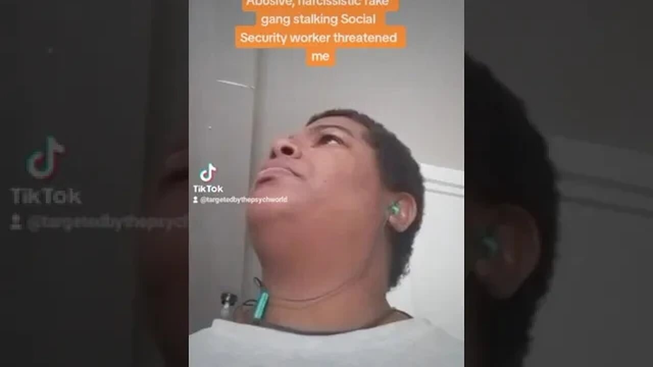 Quicker TikTok version of abusive, #narcissistic #gangstalking Social Security worker