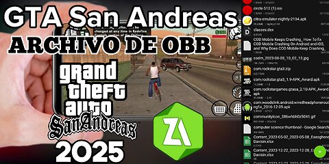 Cómo Descargar GTA San Andreas para Android con Zarchiver en 2025