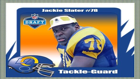 Madden 23 Legend Draft Pick Jackie Slater Creation