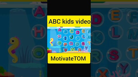 ABC kids poem short|cartoon short video