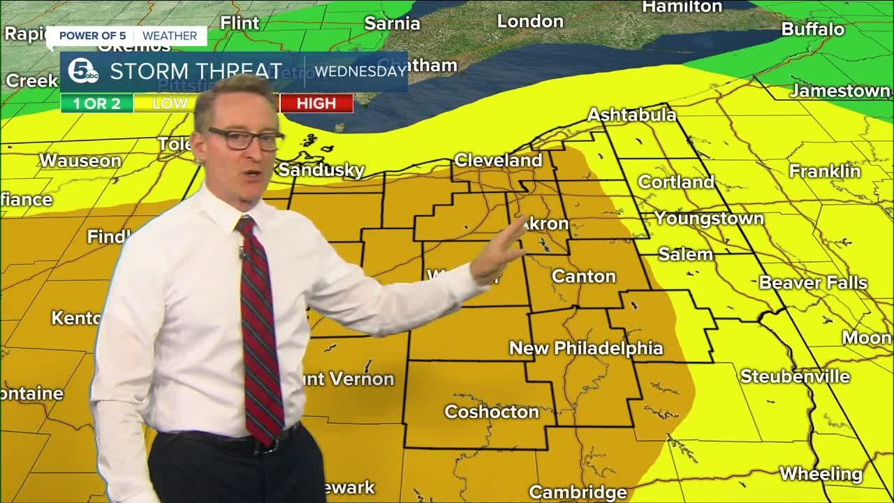 Chief Meteorologist Mark Johnson gives 4pm update on severe storm threat