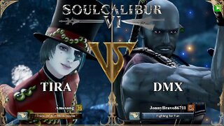 Tira (Amesang) VS DMX (JonnyBravo86711) (SoulCalibur VI — Xbox Series X Ranked)