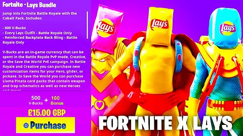 The New "LAYS" Skin Bundle In Fortnite! (Fortnite X Lays Event!)