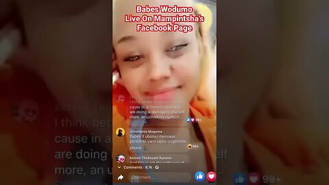 Babes Wodumo Live On The Late Mampintsha’s Facebook Account #shorts