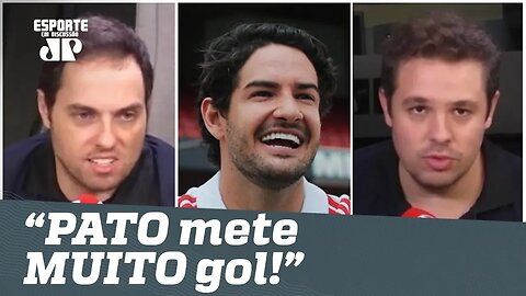 "PATO mete MUITO gol! E disse 'NÃO' aos milhões da Crefisa!", exaltam jornalistas