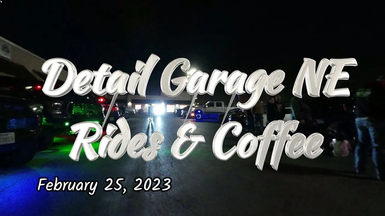 Drone Fly Thru at Detail Garage NE - Rides & Coffee Night #droneflythrough #carshow #truckshow