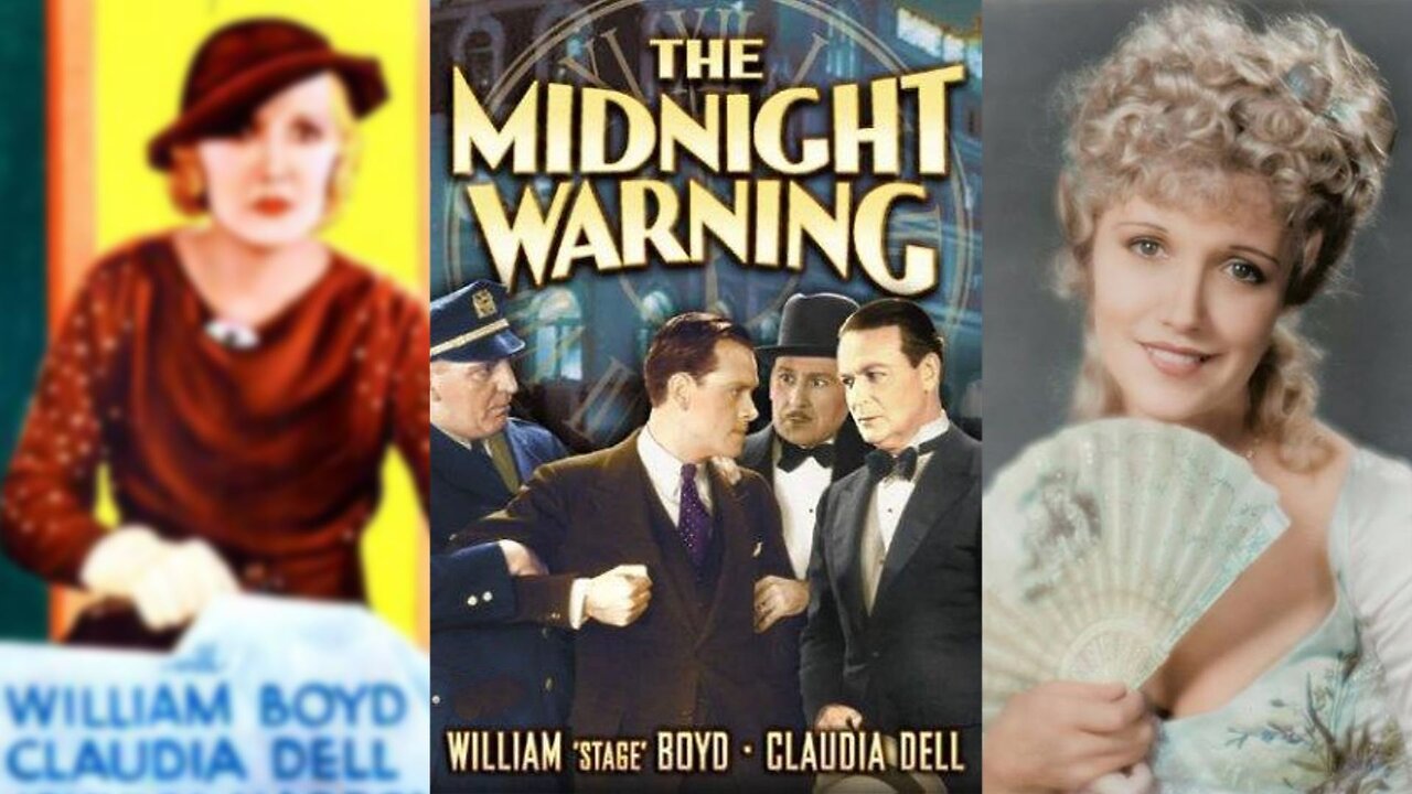 THE MIDNIGHT WARNING (1932) William 'Stage' Boyd, Claudia Dell & Huntley Gordon | Mystery | B&W