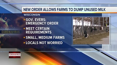 New order allows farmers to dump unused milk