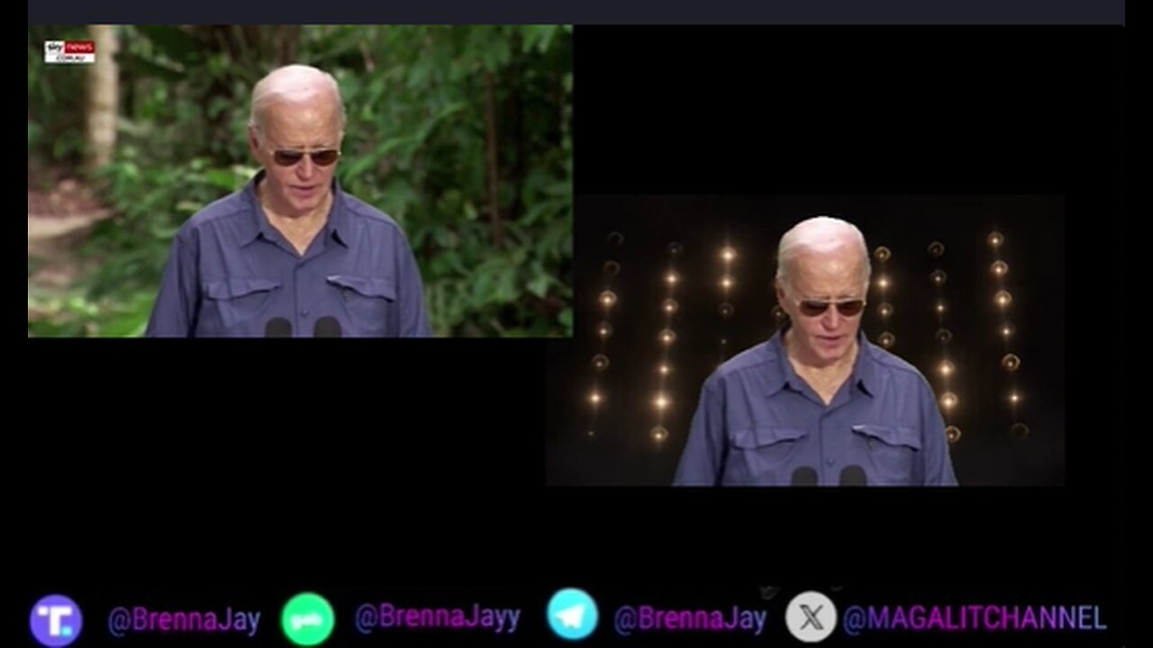 Green Screen | Biden wanders into JUNGLE | MAGA LIT with Brenna Jay only on BitCHUTE