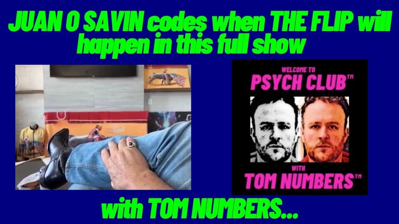 JUAN O' SAVIN codes when THE FLIP will happen in this full show!