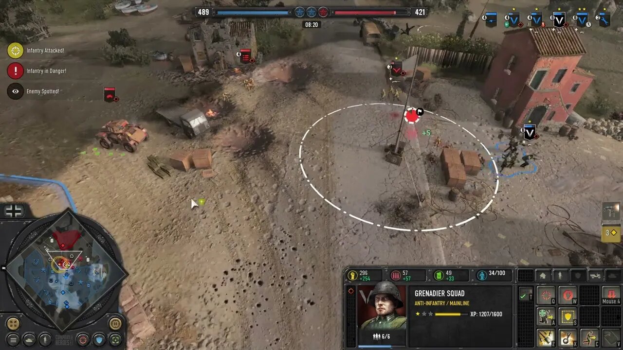 Company of Heroes 3 current problems with 1v1s/ How to win easily as Wehrmacht vs Brits (nerfed).