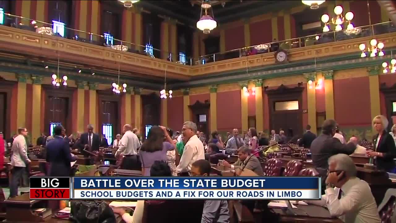 Schools in limbo over Lansing budget battle