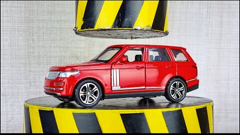 EXPERIMENT HYDRAULIC PRESS 100 TON VS RANGE ROVER