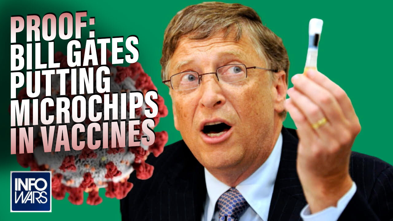 ⁣PROOF: Bill Gates Putting Implantable Chips In Vaccines