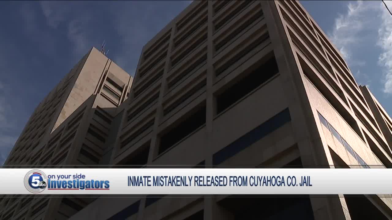 Another inmate mistakenly released from Cuyahoga Co. Jail