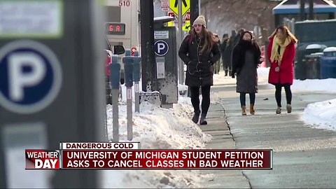 University of Michigan Ann Arbor campus cancels classes Wednesday, Thursday