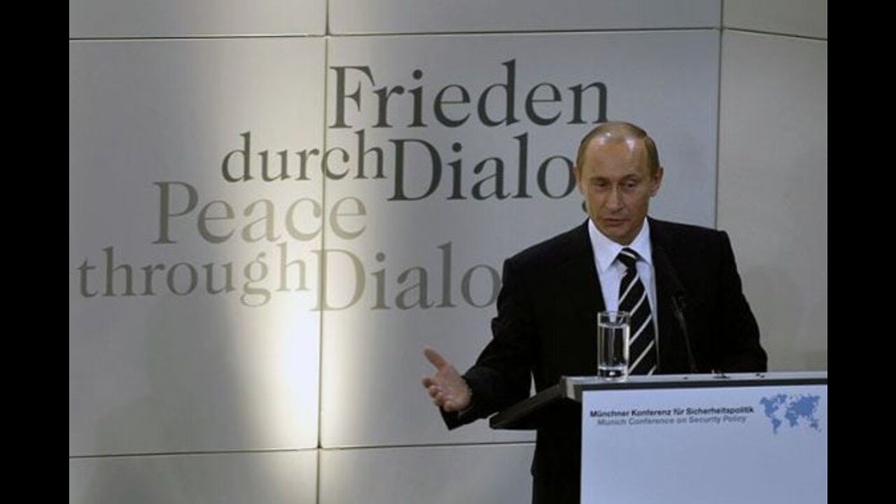 🔴 Discorso di Putin alla conferenza di Monaco del 2007.