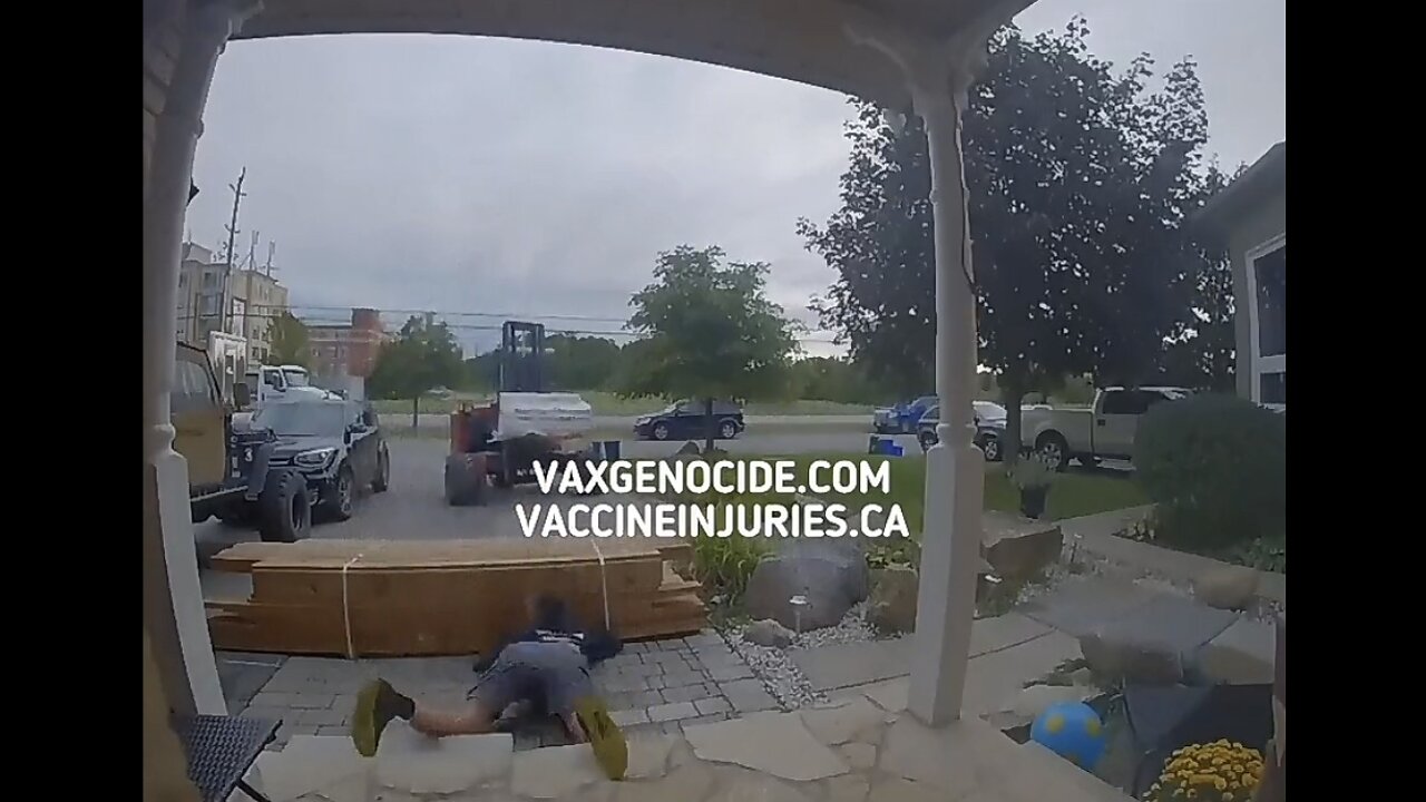 ANOTHER VACCINE INJURY ON RING CAMERA IN CALIFORNIA