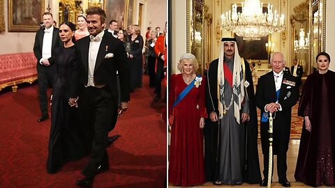 David and Victoria Beckham at Qatar State Banquet | Royal Event Highlights