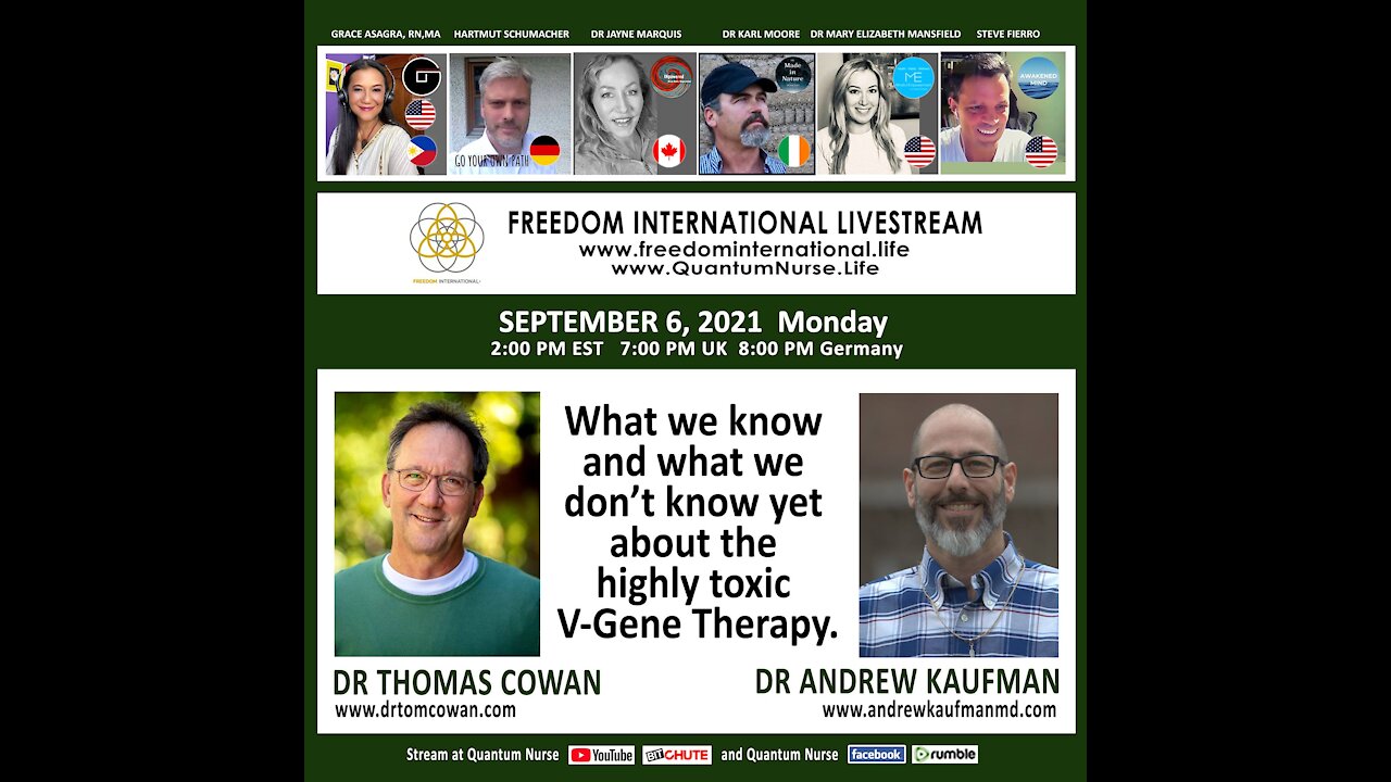 Dr AndyKaufman & Dr. Tom Cowan -What We Know & Don't Know About Highly Toxic V