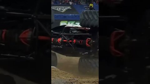 Monster mutt 2 wheel skills San Antonio (show 2) #youtubeshorts #youtube #monsterjam