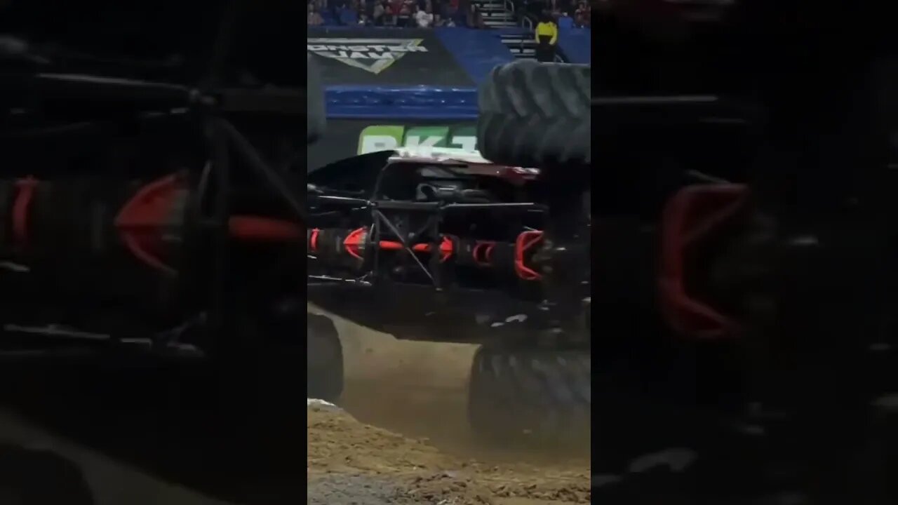 Monster mutt 2 wheel skills San Antonio (show 2) #youtubeshorts #youtube #monsterjam