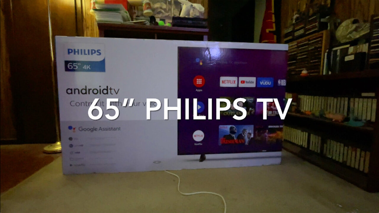 My New 65" Philips HDTV