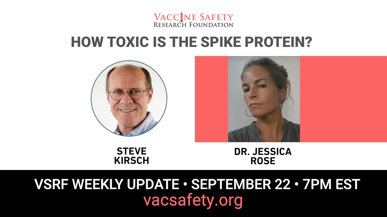 VSRF Weekly Update Livestream EP#48: How Toxic Is The Spike Protein?