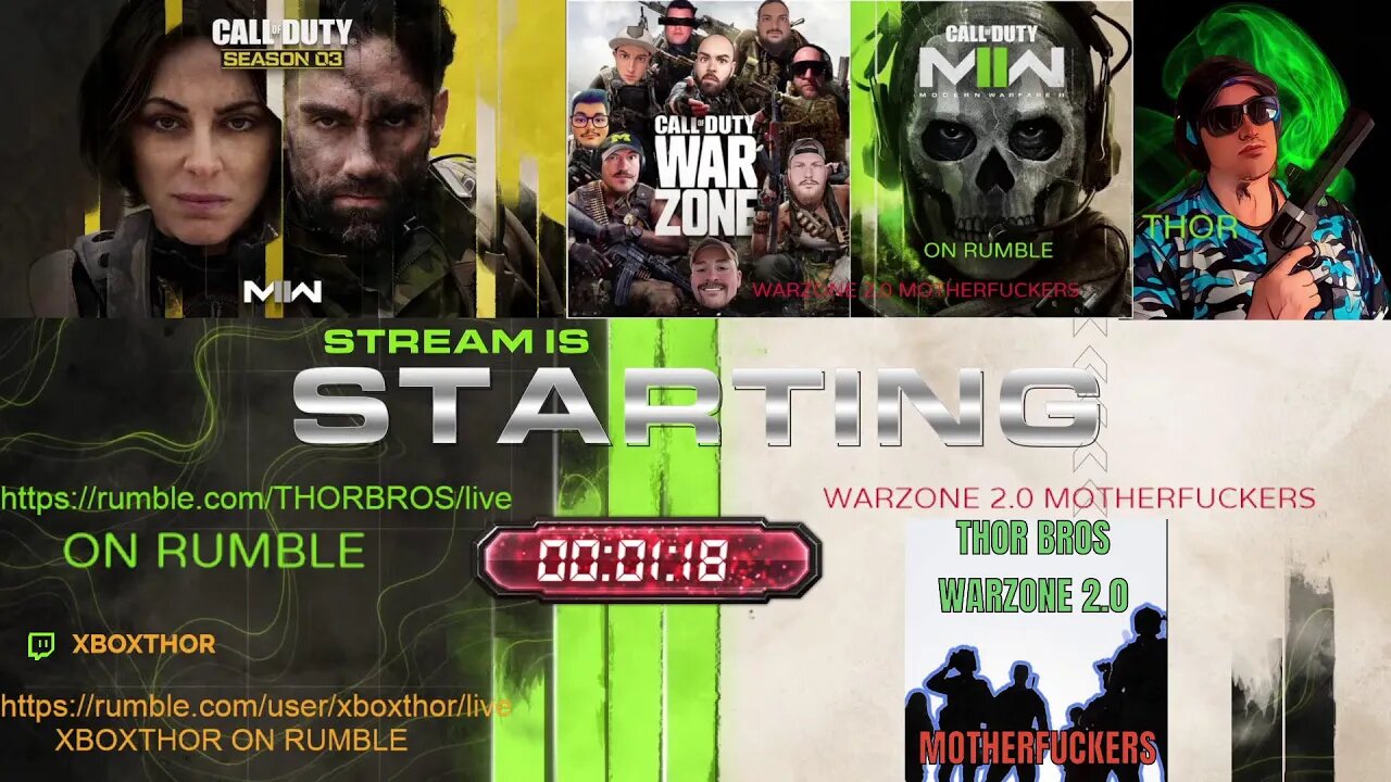 Stream Moderm warfare 2 Live