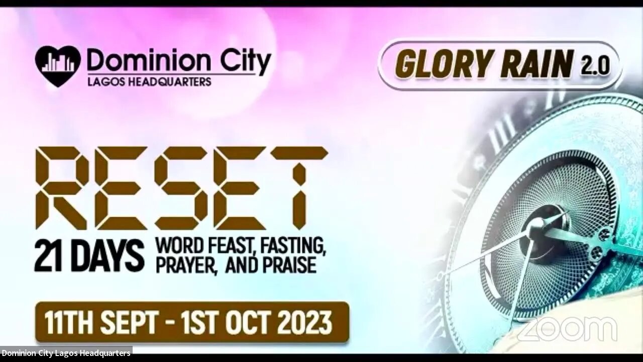 Glory Rain | Morning Belt | Friday, 15th September, 2023 | Dominion City Lagos