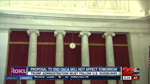 Proposal to end DACA will not affect Monday deadline