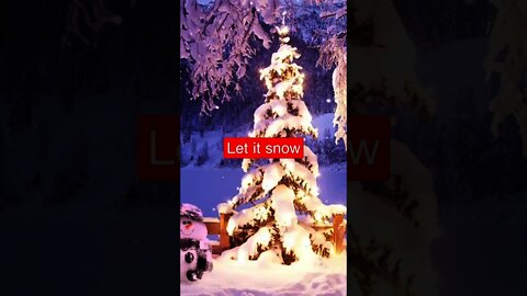 Let it Snow #snowfall #Snowman #let it snow #christmas