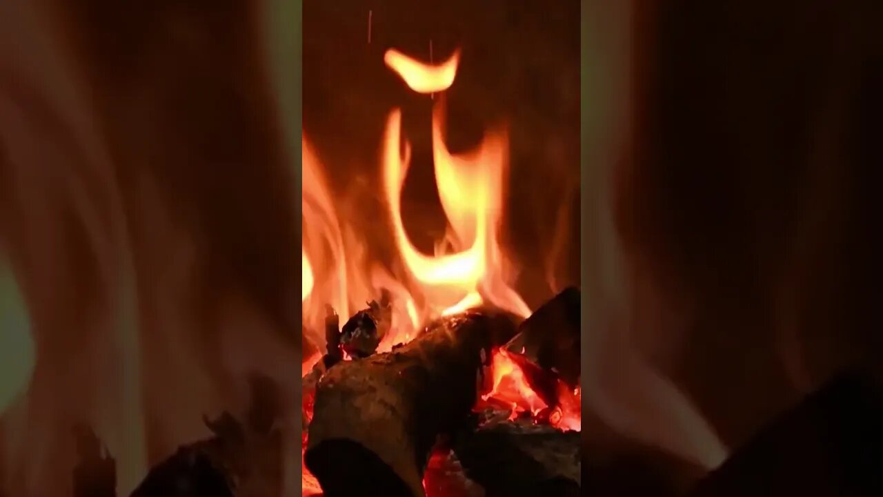 super Relaxing fireplace sounds #relaxing #sleep #nature #fireplace #winter #viral#windsounds
