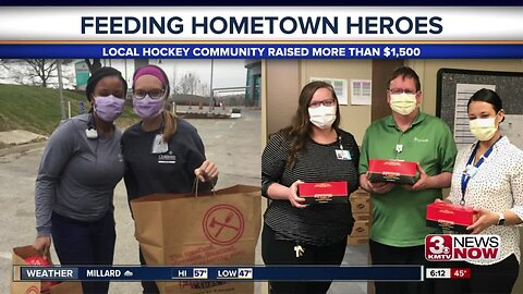 Hockey community feeds first responders, healthcare workers