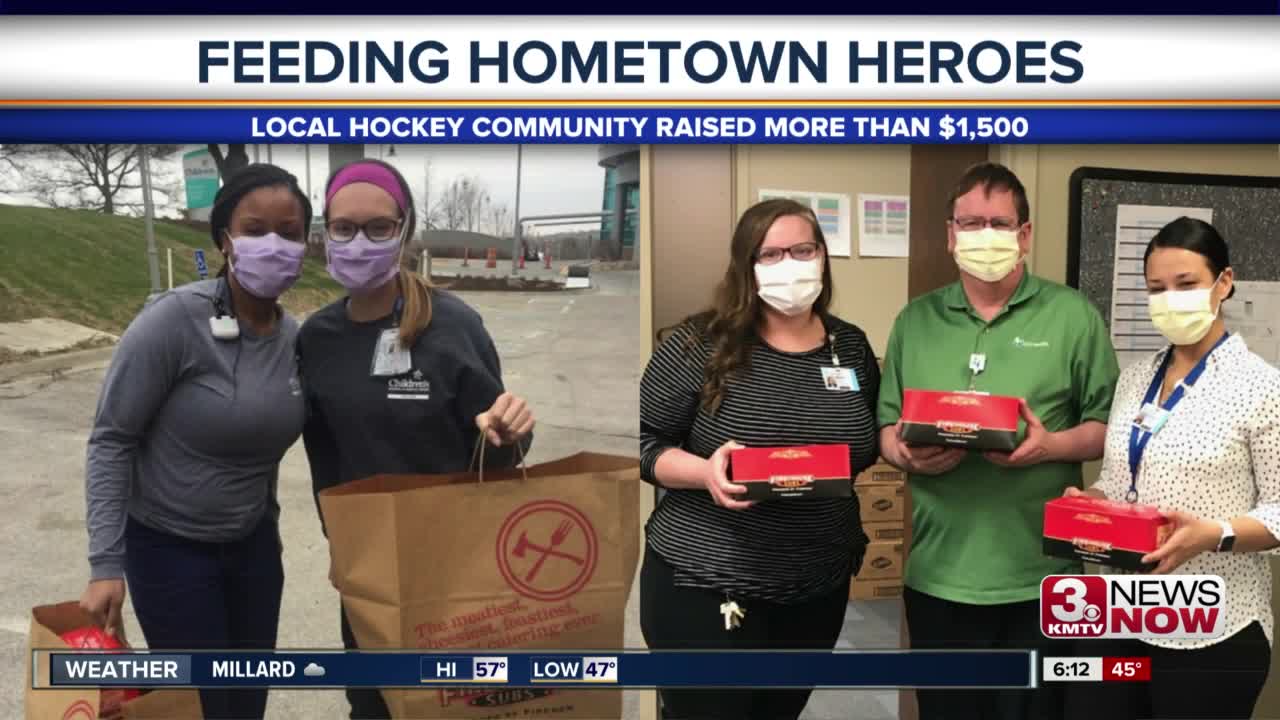 Hockey community feeds first responders, healthcare workers