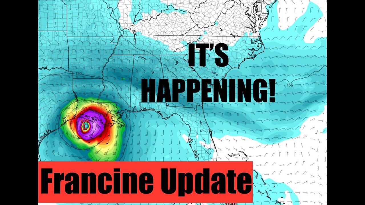 Francine will strengthen into a Hurricane