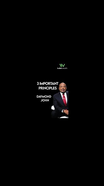 3 Important Principles 🚀 Daymond John with GOLD 🏆 #entrepreneur #stockmarket #moneytalk