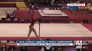 Local gymnast competes at world championships