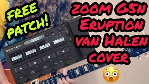 Van Halen - Eruption COVER + IMPRO ZOOM G5N KRAMPUS AMP