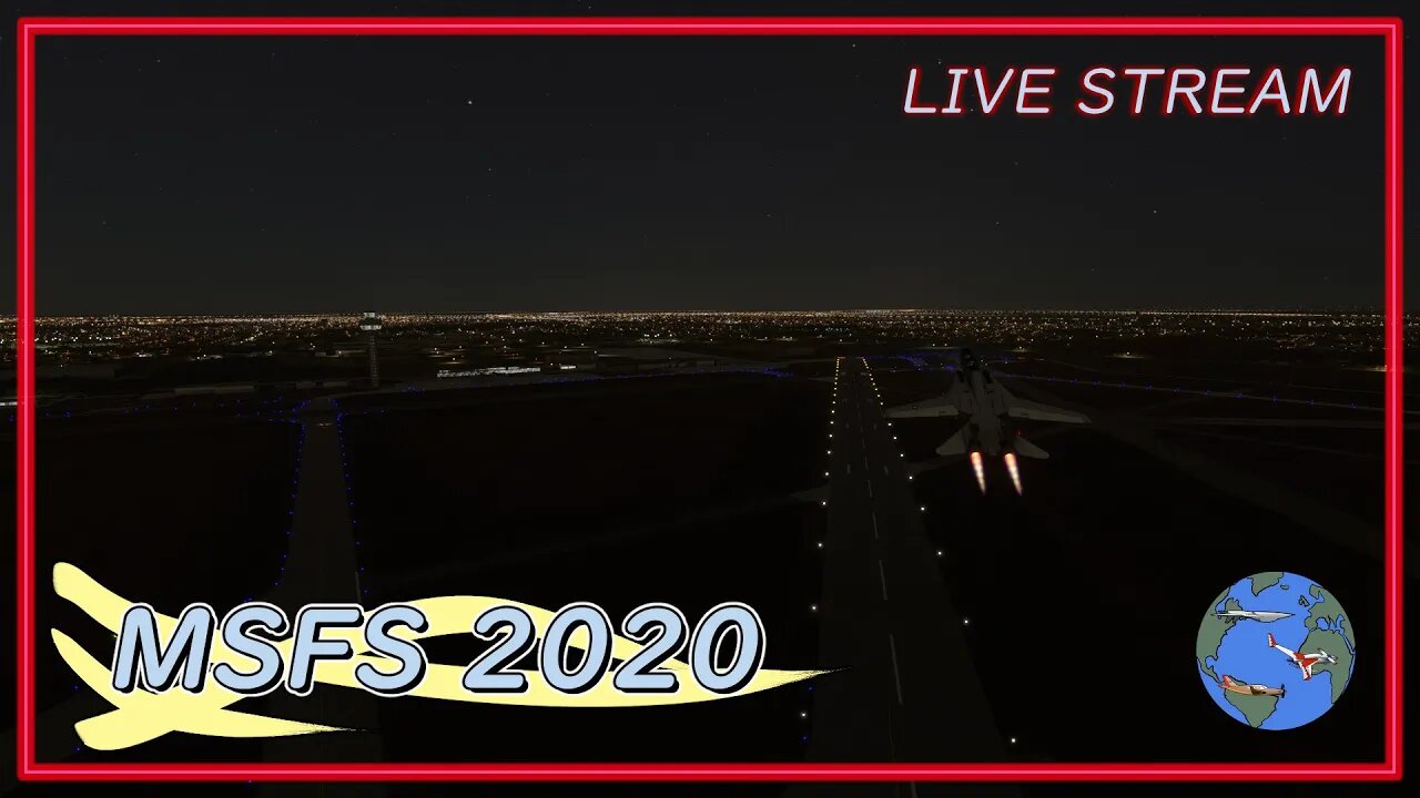 Thursday Night Flights. Gulf Coast at Night.