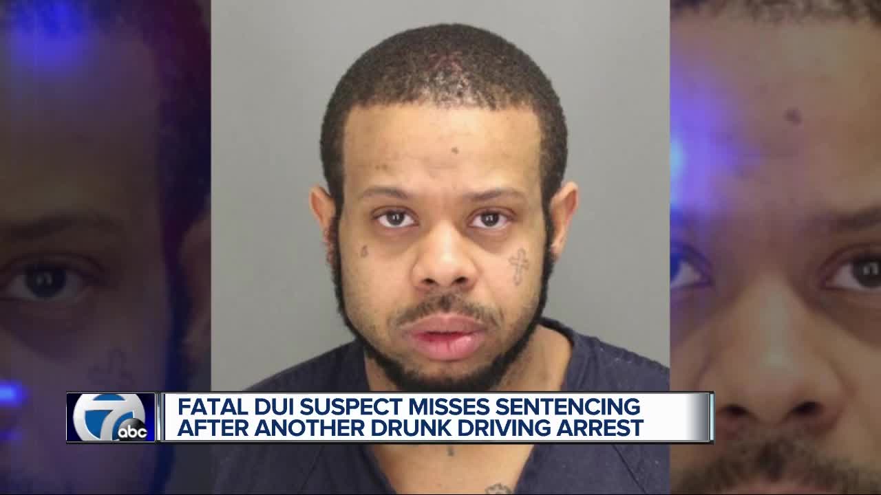 Fatal DUI suspect misses sentencing after another drunk driving arrest