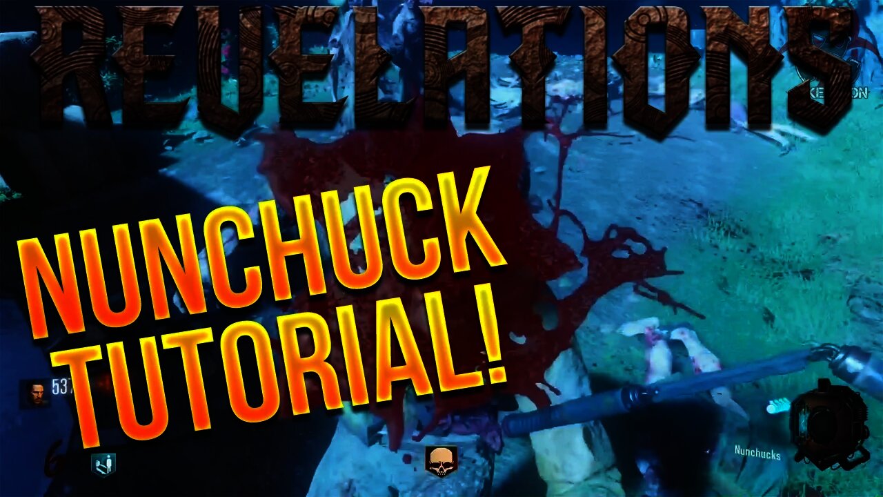 REVELATIONS "NUNCHUCKS" EASTER EGG! (BLACK OPS 3 ZOMBIES TIME ATTACKS EASTER EGG)