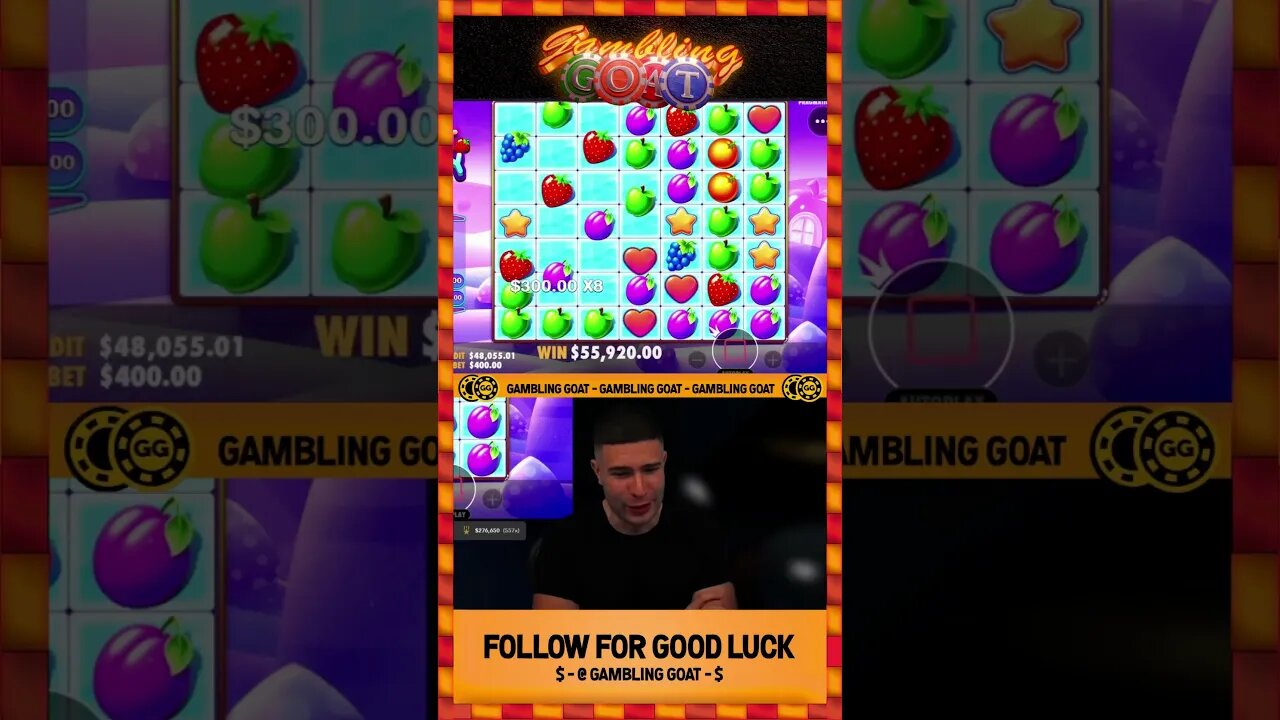 Ayezee "Hit Me With The Max Win" | Fruit Party Slot #shorts