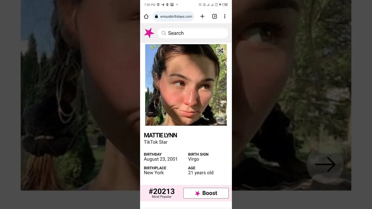 HAPPY 21 BIRTHDAY MATTIE LYNN