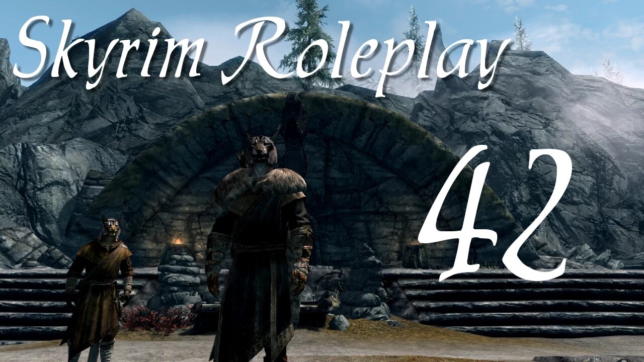 Skyrim part 42 Helgen Reborn - To Solitude [Khajiit Monk modded roleplay]