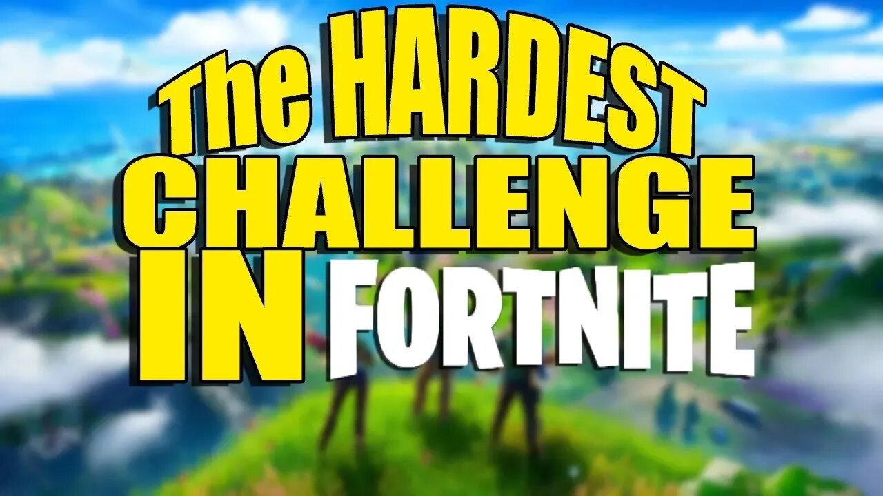 WORLD"S HARDEST FORTNITE CHALLENGE (Fortnite Funny Moments)